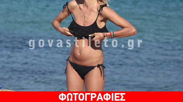 Γέννησε πριν από επτά μήνες και το μοντέλο ξαναβγήκε «μοντελάκι» στην παραλία